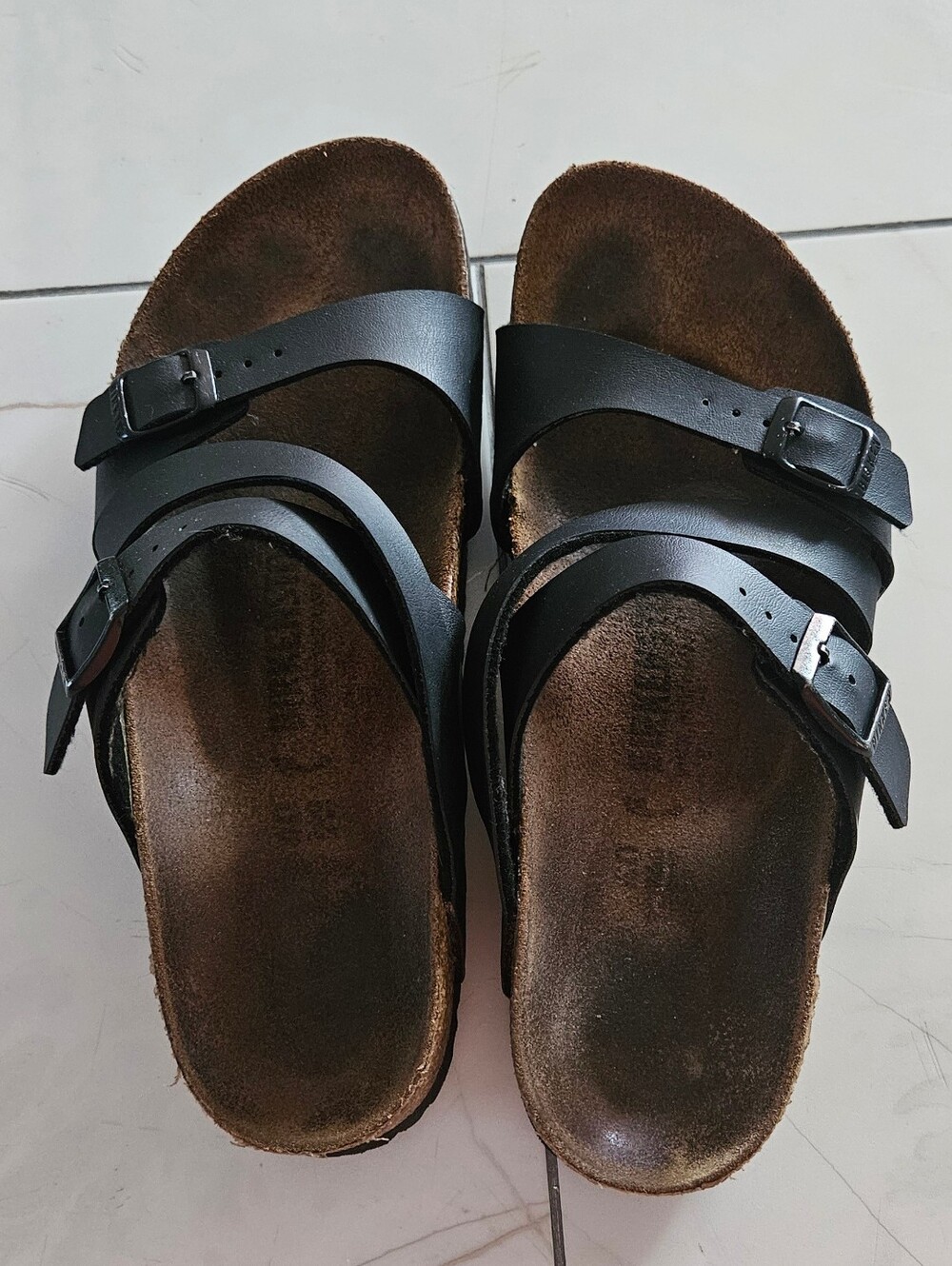 Birkenstock Black Triple-Strap Women's Sandals